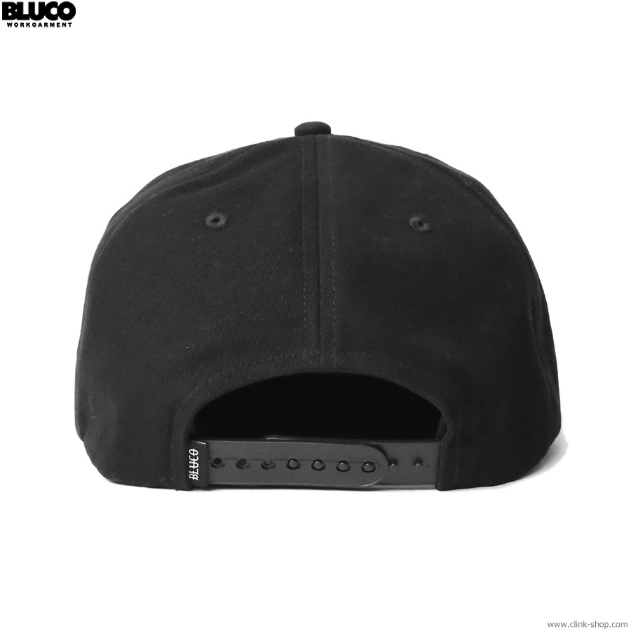 BLUCO 6-PANEL CAP -SCRIPT- (BLACK) [145-61-021]