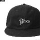 BLUCO 6-PANEL CAP -SCRIPT- (BLACK) [145-61-021]