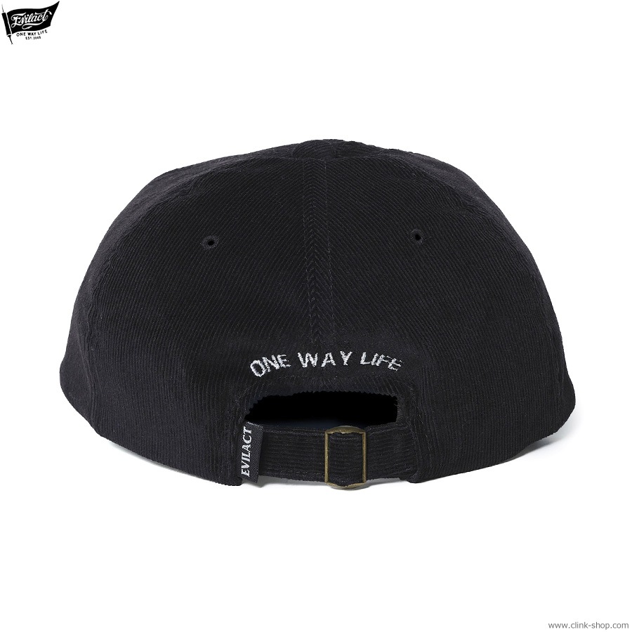 EVILACT CORDUROY CAP (BLACK) [EA24-ACT2-C02]
