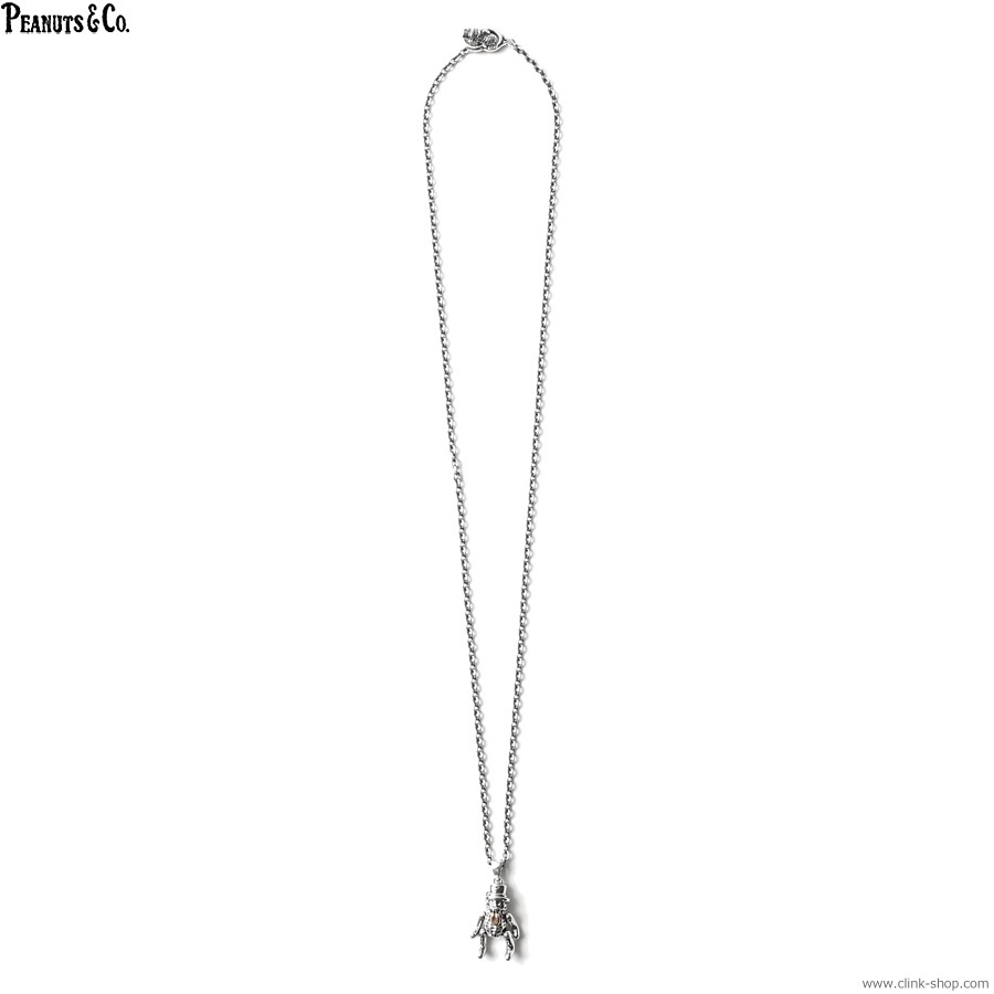 PEANUTS & CO. TEDDY BEROPEANUTS + CHAIN 60cm ROUND (SILVER+K10PG)