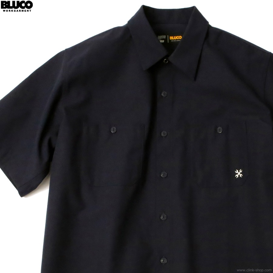 BLUCO STANDARD WORK SHIRT S/S (BLACK) [153-21-108]