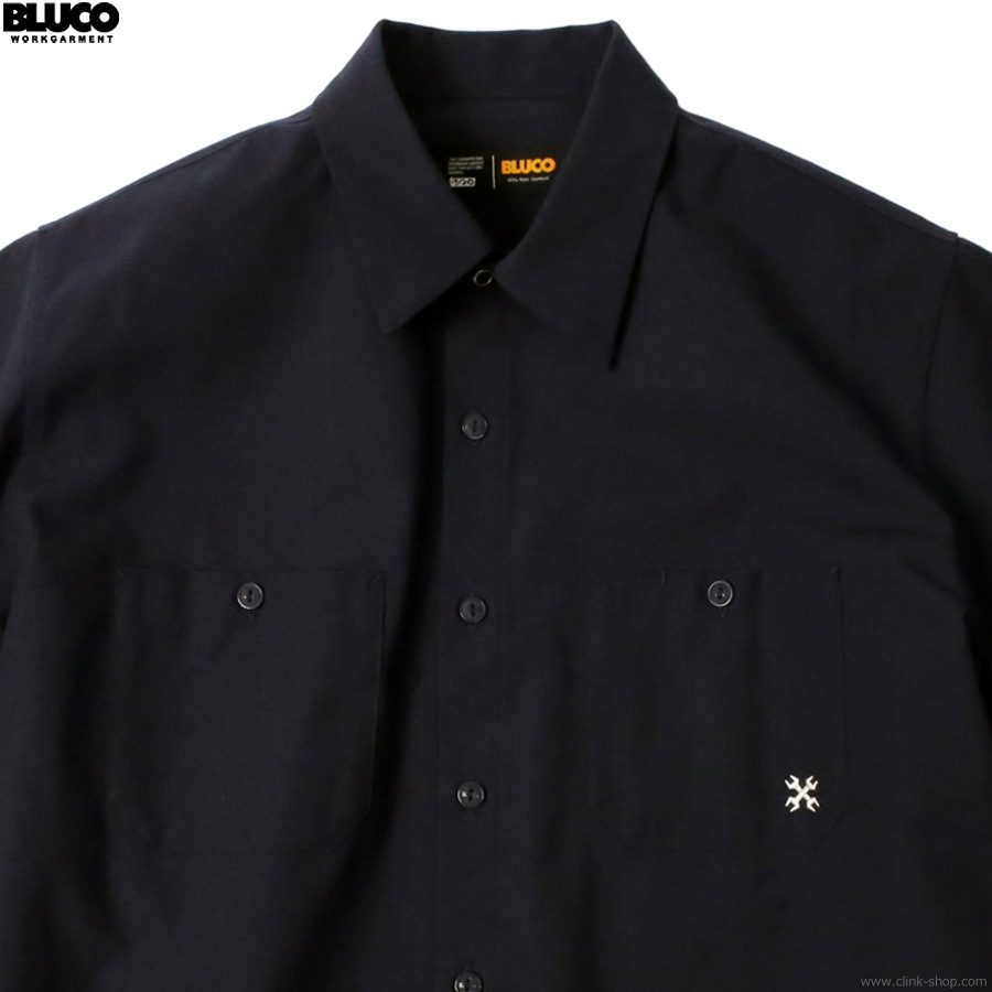 BLUCO STANDARD WORK SHIRT S/S (BLACK) [153-21-108]