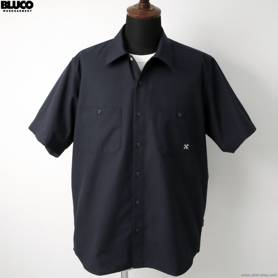 BLUCO STANDARD WORK SHIRT S/S (BLACK) [153-21-108]