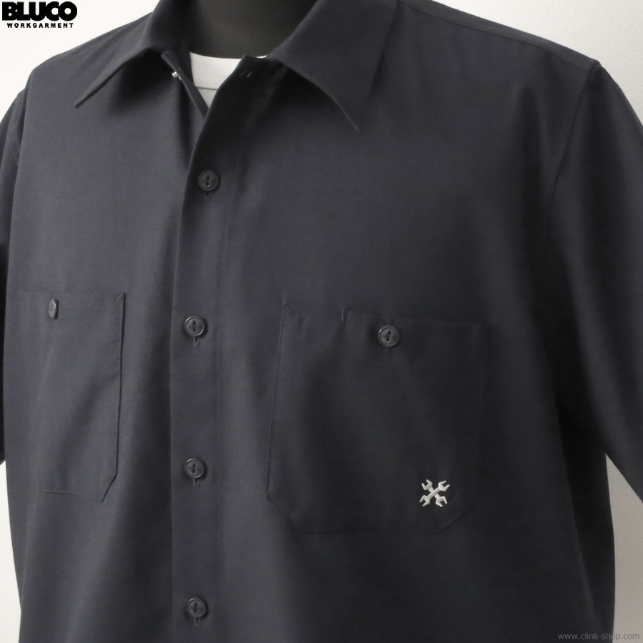 BLUCO STANDARD WORK SHIRT S/S (BLACK) [153-21-108]
