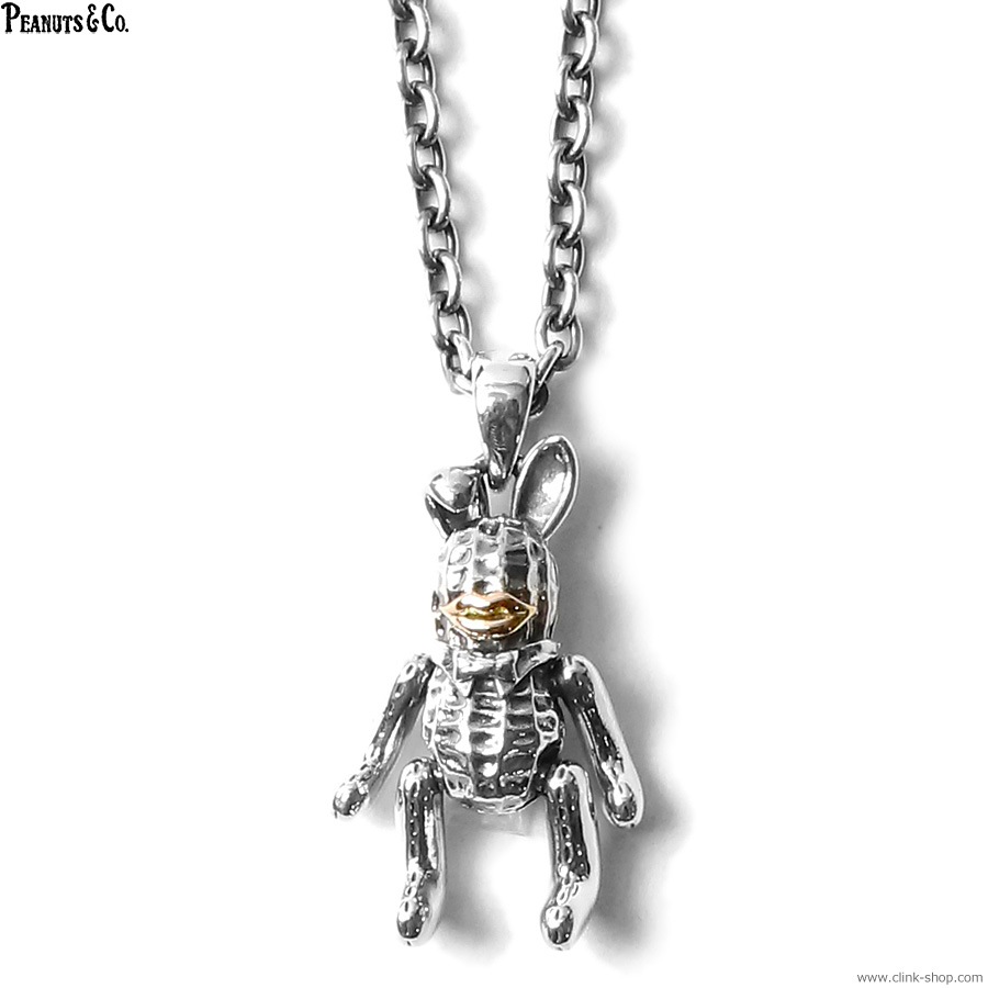 PEANUTS & CO. TEDDY BUNNYPEANUTS + CHAIN 60cm ROUND (SILVER+K10PG)