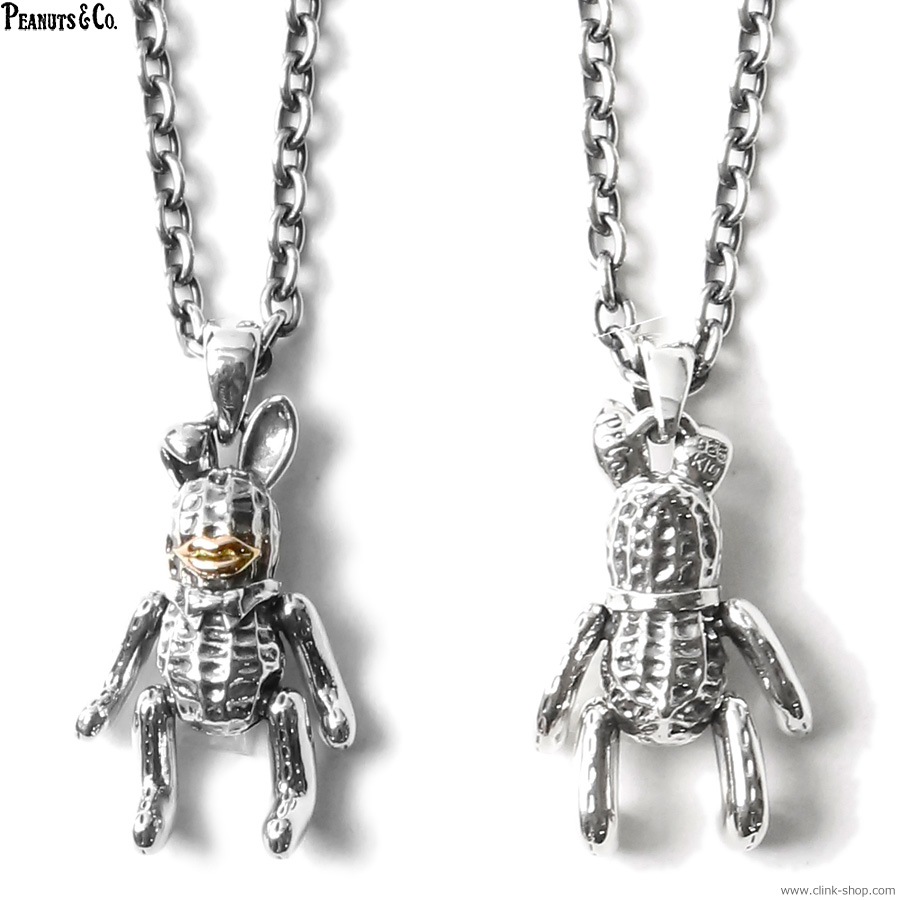 PEANUTS & CO. TEDDY BUNNYPEANUTS + CHAIN 60cm ROUND (SILVER+K10PG)