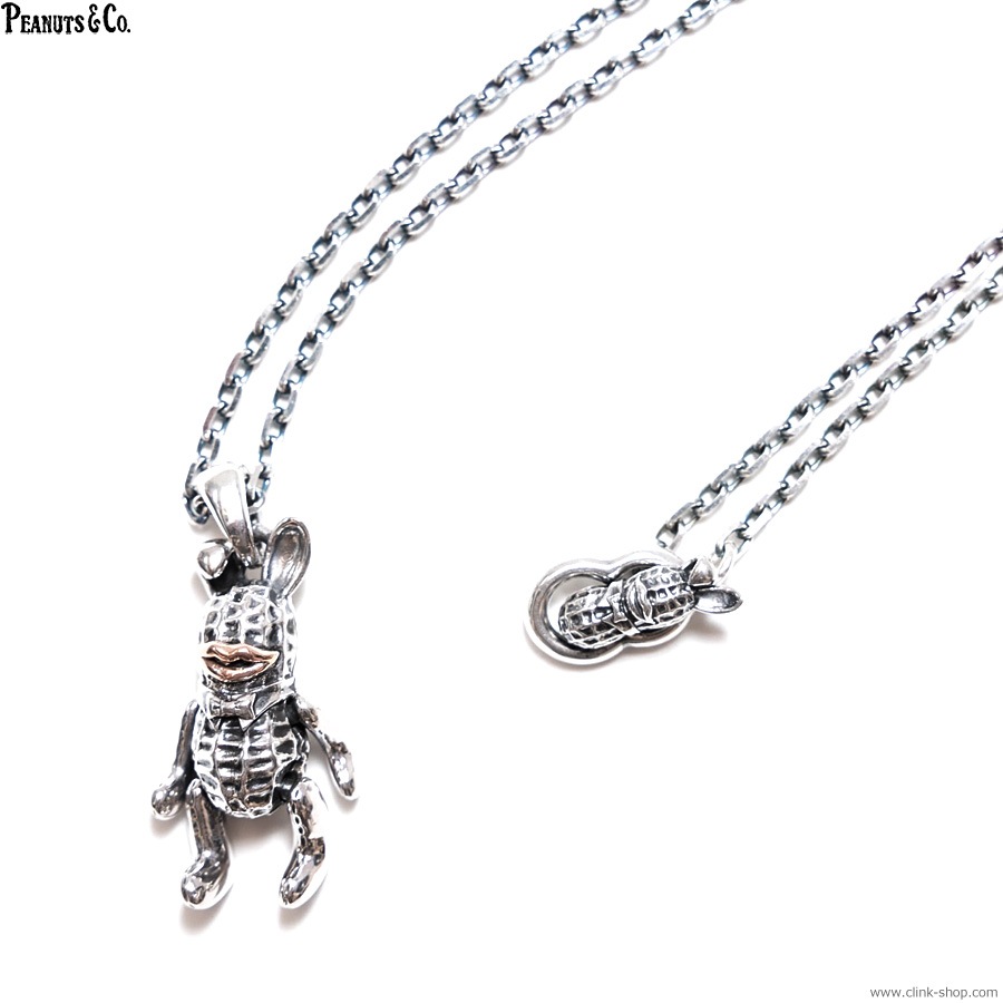 PEANUTS & CO. TEDDY BUNNYPEANUTS + CHAIN 60cm ROUND (SILVER+K10PG)