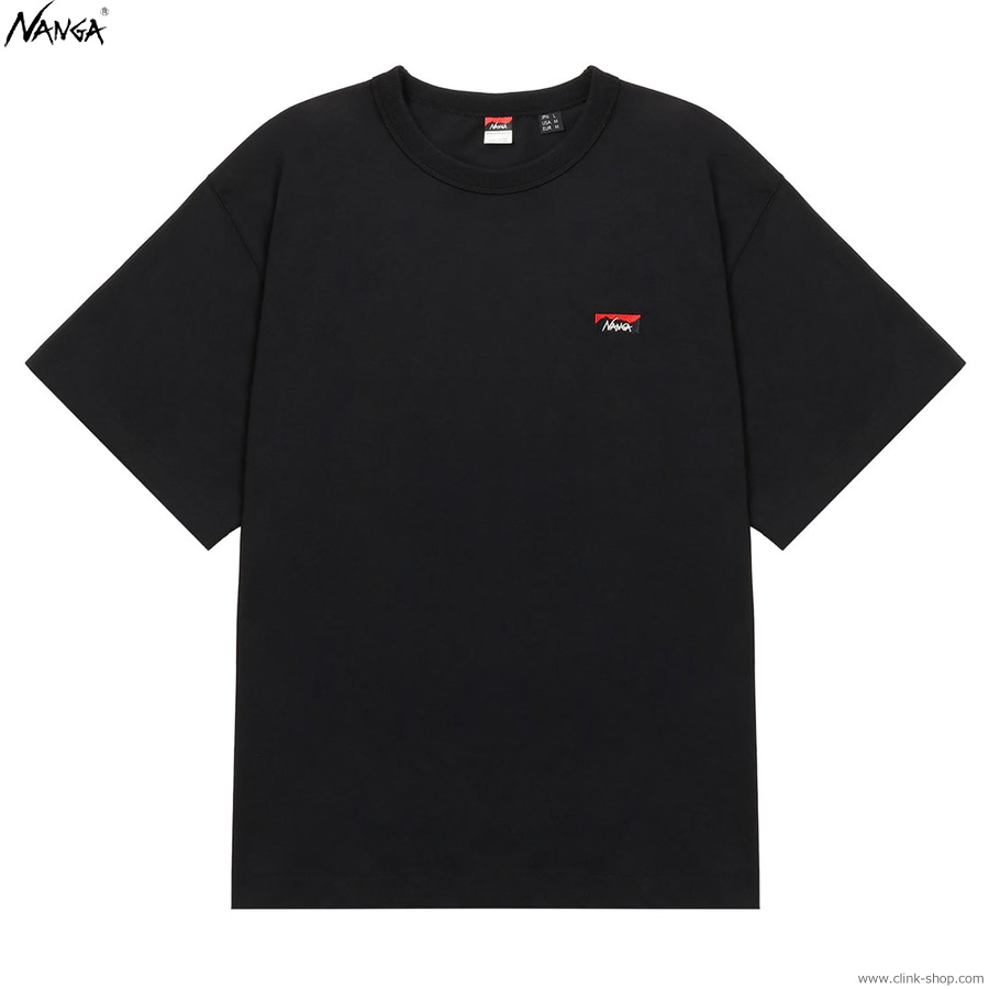 NANGA ECO HYBRID BOX LOGO EMBROIDERY TEE