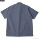 BLUCO PULLOVER STRIPE WORK SHIRT S/S (NAVY) [153-21-101]