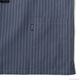 BLUCO PULLOVER STRIPE WORK SHIRT S/S (NAVY) [153-21-101]