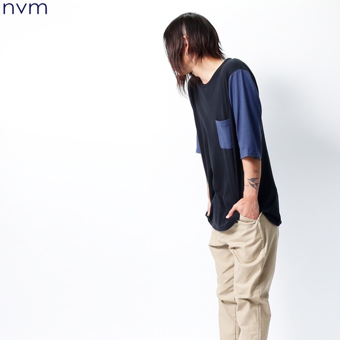 SALE 60��OFF NVM BB 1/2 T (BLACK��NAVY) [NVM16S-CS01]