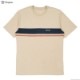 BRIXTON GATE STRIPE S/S KNIT (SAFARI)