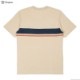 BRIXTON GATE STRIPE S/S KNIT (SAFARI)