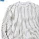 RADIALL BIG WAFFLE - CREW NECK T-SHIRT L/S (OFF WHITE)