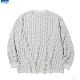 RADIALL BIG WAFFLE - CREW NECK T-SHIRT L/S (OFF WHITE)