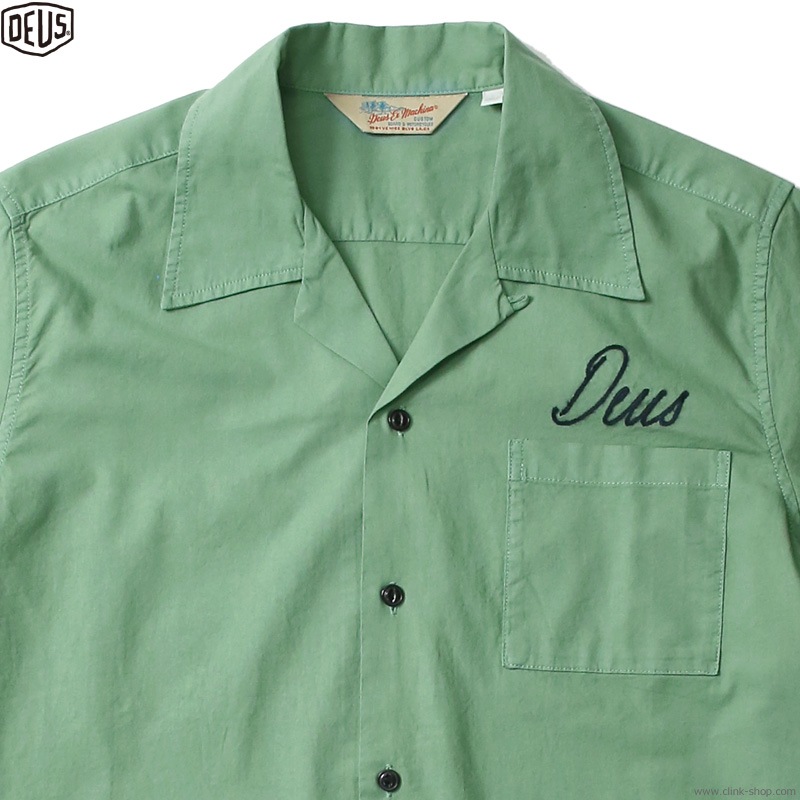 DEUS EX MACHINA デウス フリース シャツ グリーン 新品未使用 DEUS EX MACHINA / フリース シャツ / HIGHLANDS FLEECE SHIRT