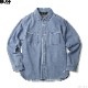 BLUCO DENIM WORK SHIRT (BLUE) [1122]