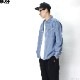 SALE 10OFF BLUCO DENIM WORK SHIRT (BLUE) [1122]