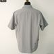 BLUCO PULLOVER STRIPE WORK SHIRT S/S (GRAY) [153-21-101]