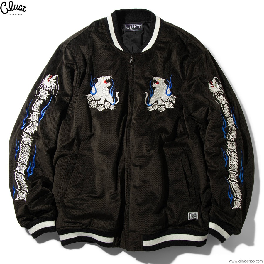 CLUCT TIGER [JACKET] (BLACK) クラクト　スカジャン CLUCT TIGER [JACKET] (BLACK) クラクト スカジャン CLUCT TIGER