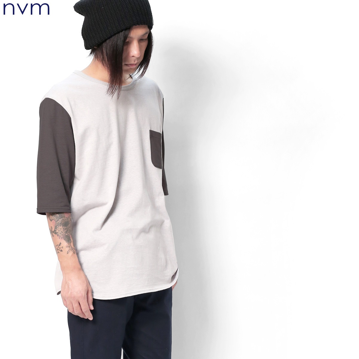 SALE 60��OFF NVM BB 1/2 T (GRAY��CHARCOAL) [NVM16S-CS01]