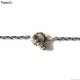 PEANUTS & CO. BEROPEANUTS HOOK CHAIN II - ROUND - (SILVER��BRASS)