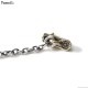 PEANUTS & CO. BEROPEANUTS HOOK CHAIN II - ROUND - (SILVER��BRASS)