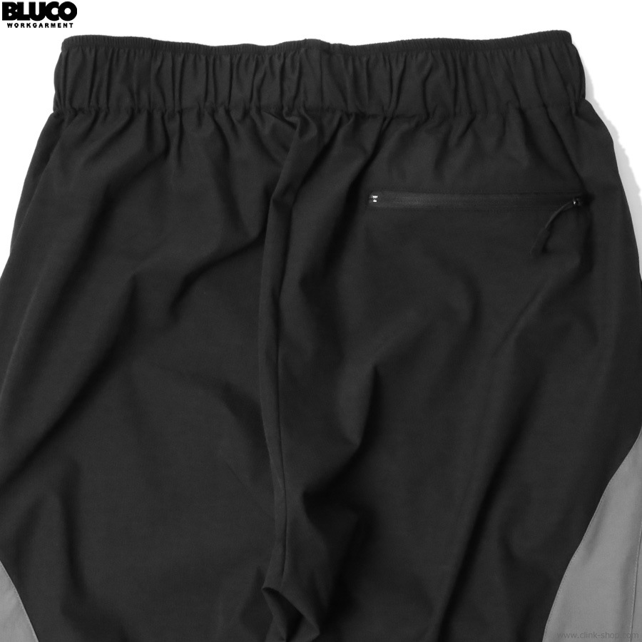BLUCO STRETCH TRACK PANTS -COMBINATION- (GRAY-BLACK) [151-41-040]