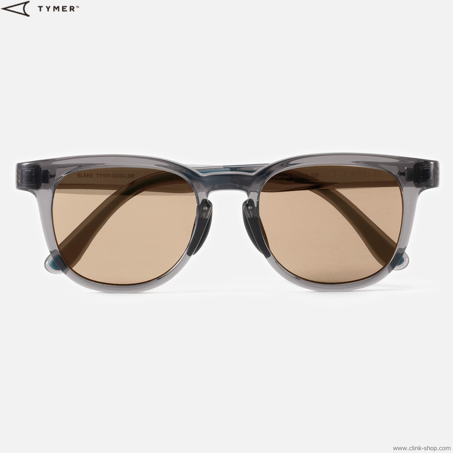 TYMER BLAKE (GLOSS CLEAR GREY/LIGHT BROWN) [TY101-GCG-LBR]