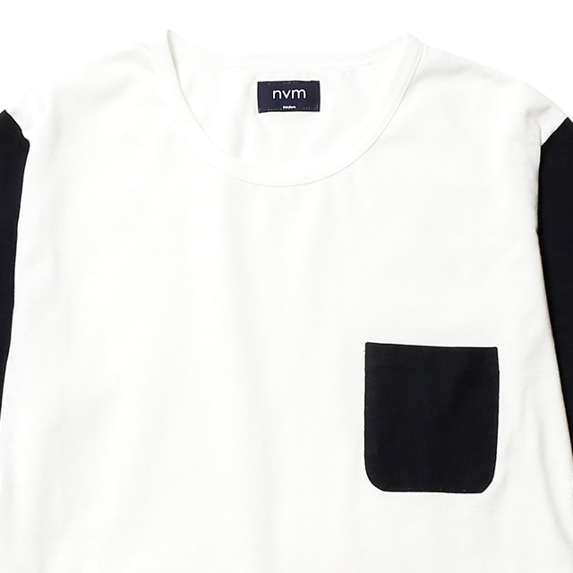 SALE 60��OFF NVM BB 1/2 T (WHITE��BLACK) [NVM16S-CS01]