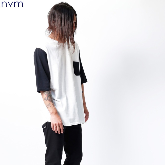 SALE 60��OFF NVM BB 1/2 T (WHITE��BLACK) [NVM16S-CS01]