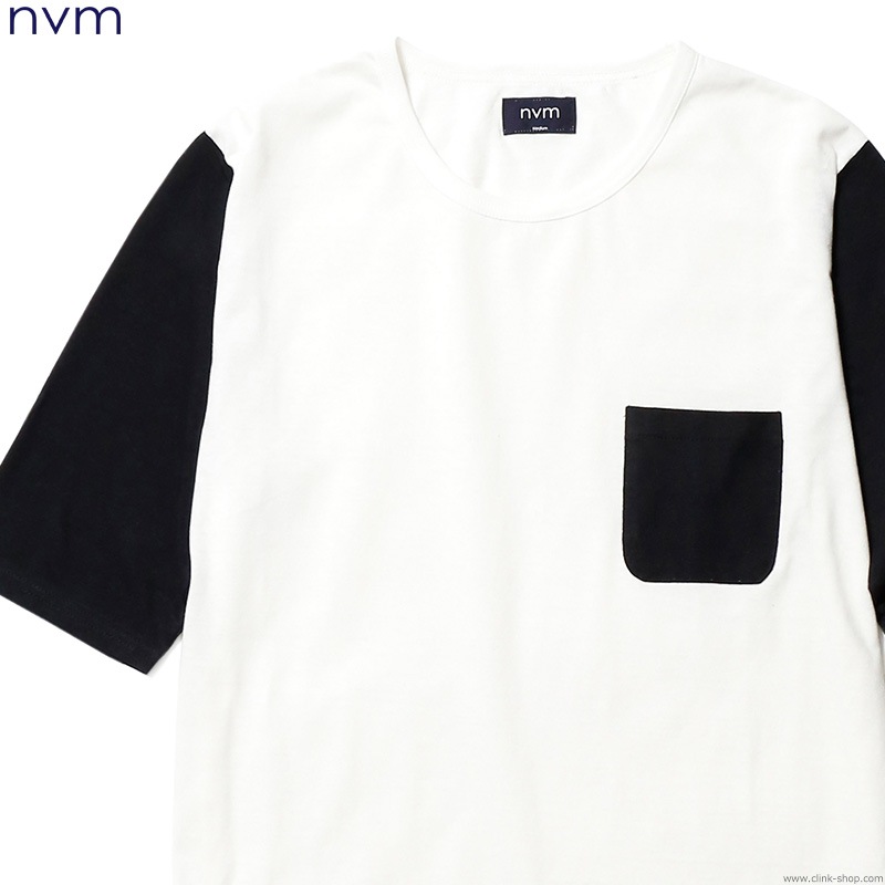 SALE 60��OFF NVM BB 1/2 T (WHITE��BLACK) [NVM16S-CS01]