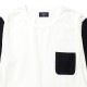 SALE 60��OFF NVM BB 1/2 T (WHITE��BLACK) [NVM16S-CS01]