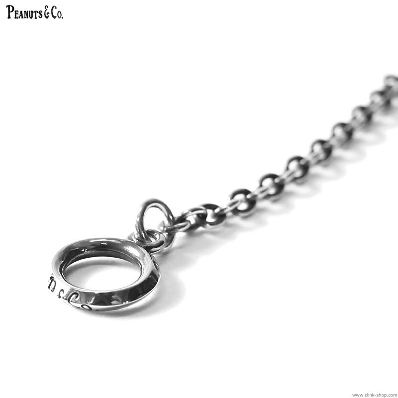 PEANUTS & CO. BEROPEANUTS HOOK CHAIN II - ROUND - (SILVER��K10)