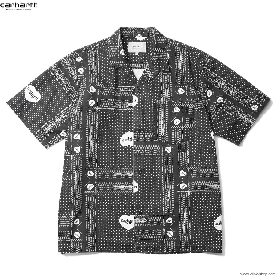 CLINK｜CARHARTT WIP S/S HEART BANDANA SHIRT (BLACK)｜東京・吉祥寺
