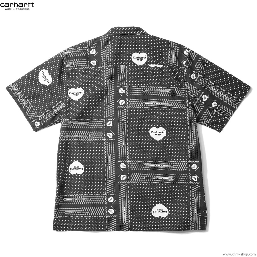 CLINK｜CARHARTT WIP S/S HEART BANDANA SHIRT (BLACK)｜東京・吉祥寺