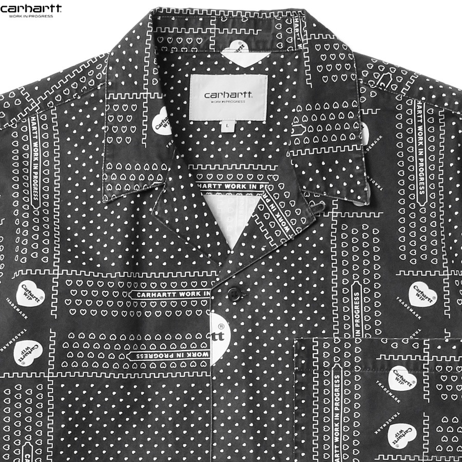 CLINK｜CARHARTT WIP S/S HEART BANDANA SHIRT (BLACK)｜東京