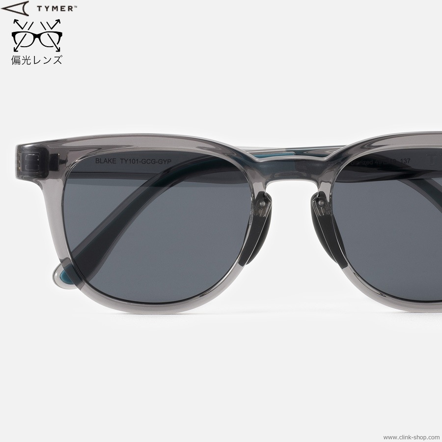 TYMER BLAKE (GLOSS CLEAR GREY/GREY POLARIZED) [TY101-GCG-GYP]