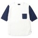SALE 60��OFF NVM BB 1/2 T (WHITE��NAVY) [NVM16S-CS01]