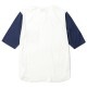 SALE 60��OFF NVM BB 1/2 T (WHITE��NAVY) [NVM16S-CS01]