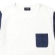 SALE 60��OFF NVM BB 1/2 T (WHITE��NAVY) [NVM16S-CS01]
