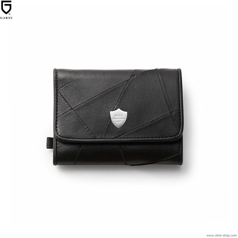 GARNI INSECTION THREE FOLD WALLET - BLACK [GL19002]