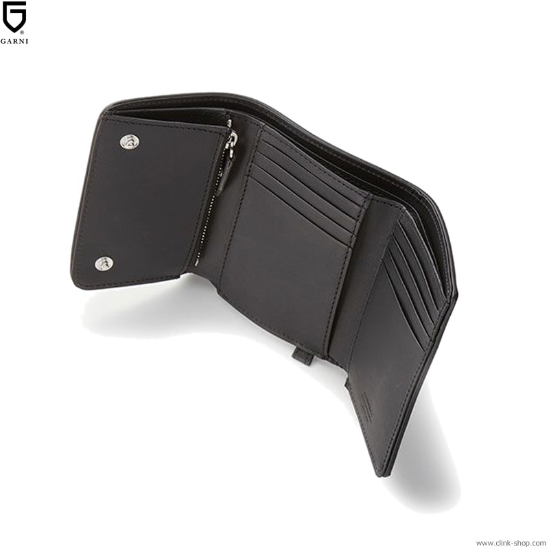 CLINK｜GARNI INSECTION THREE FOLD WALLET - BLACK [GL19002