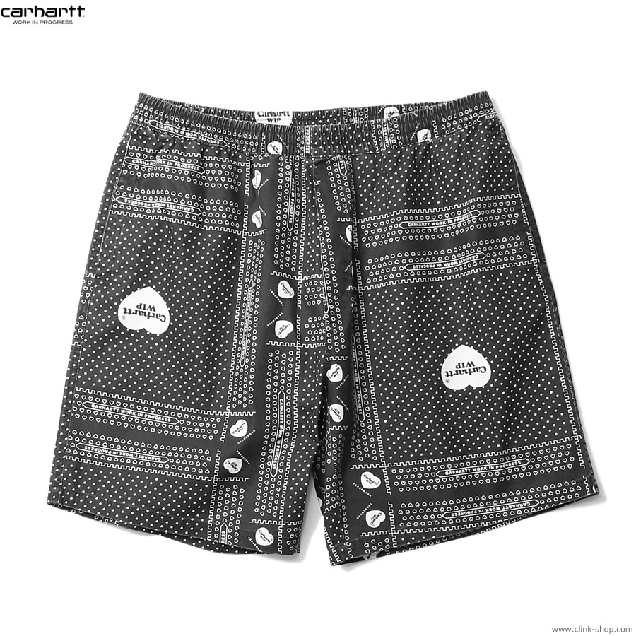 【完売品】CARHARTT バンダナ総柄　ショートパンツ　L 完売品】CARHARTT バンダナ総柄 ショートパンツ L - メルカリ