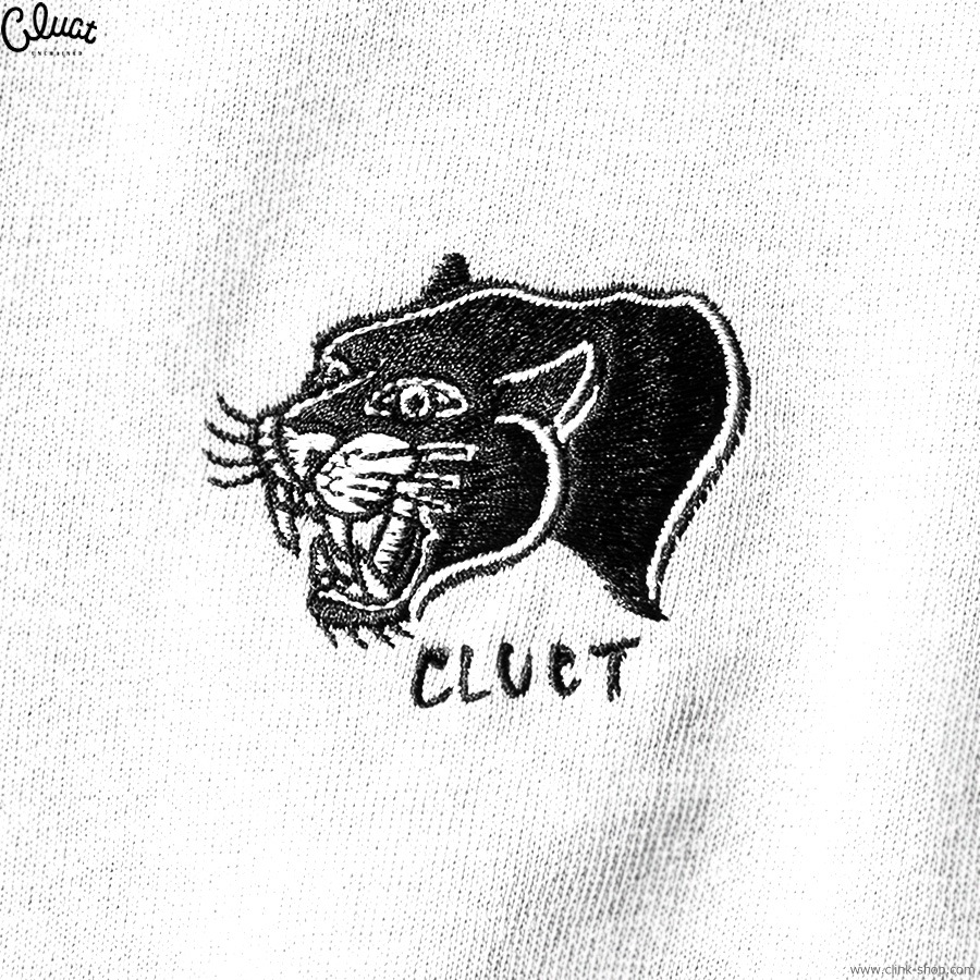 CLUCT PANTHER [HEAVY WEIGHT L/S TEE] (WHITE) #04936