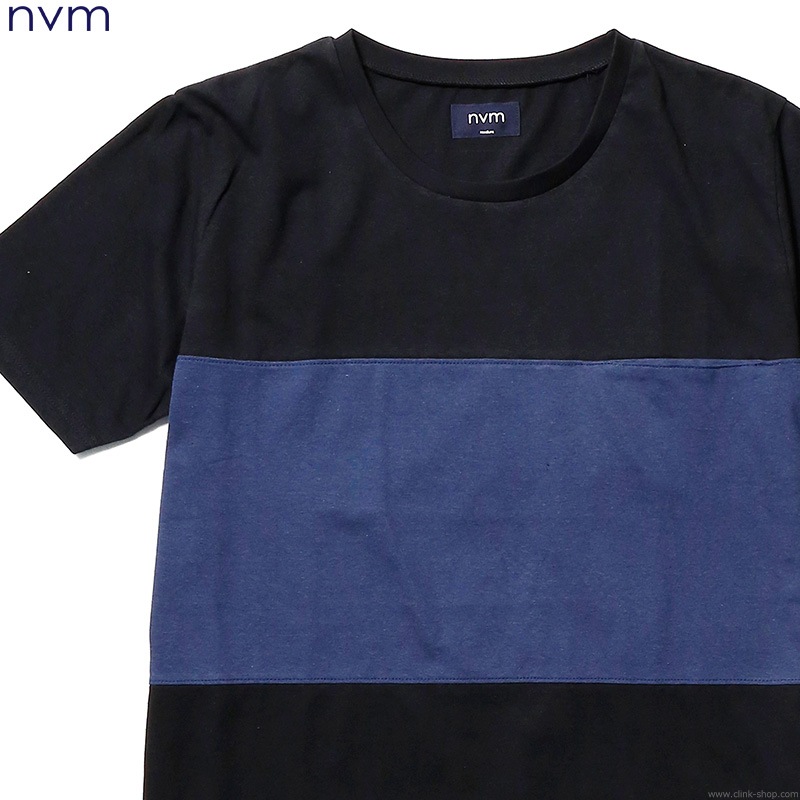 NVM FAT STRIPE SS T (BLACKNAVY) [NVM16S-CS02]