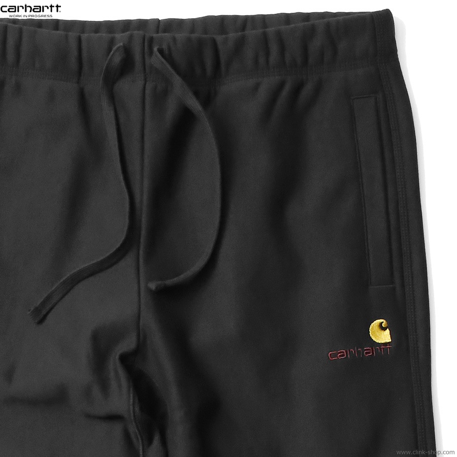 CARHARTT WIP AMERICAN SCRIPT JOGGING PANT (BLACK)