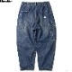 LIBERAIDERS DENIM PAINTER SARROUEL PANTS (DK.BLUE) #76702
