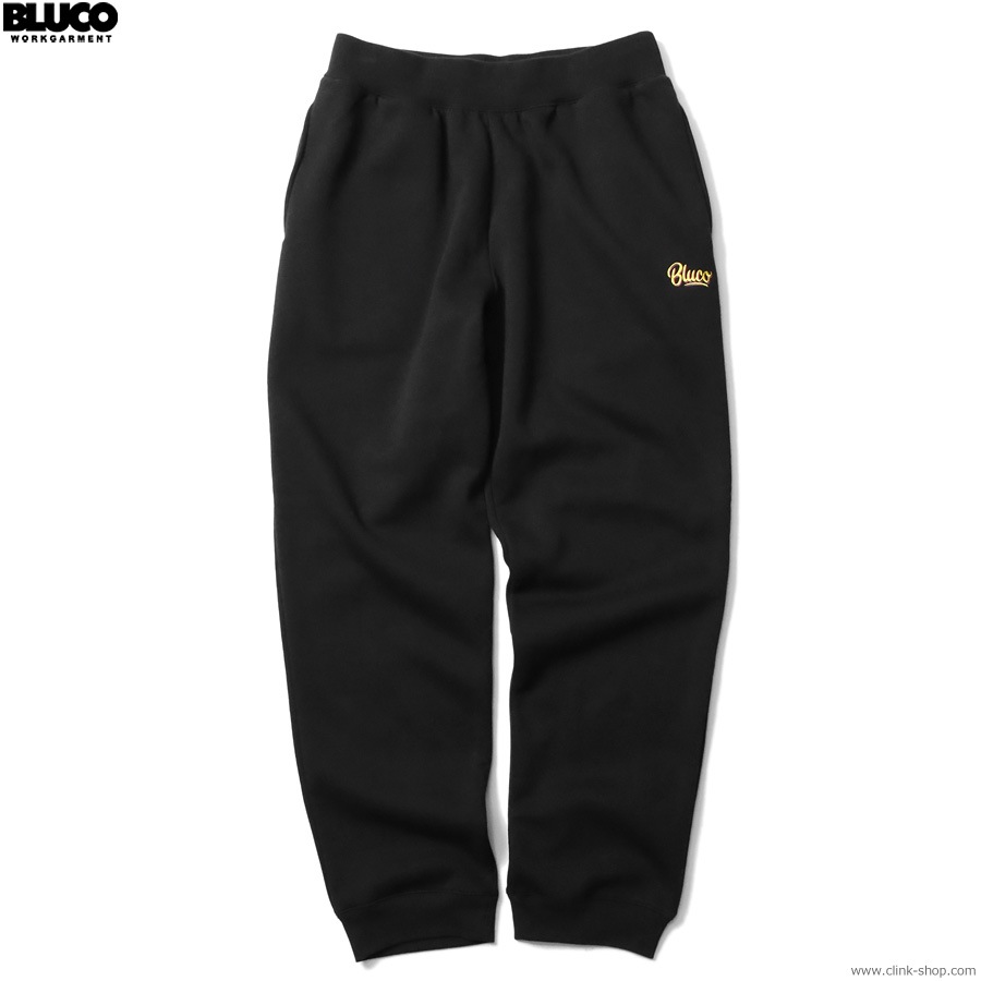 BLUCO SWEAT PANTS -Script- (BLACK) [1024]