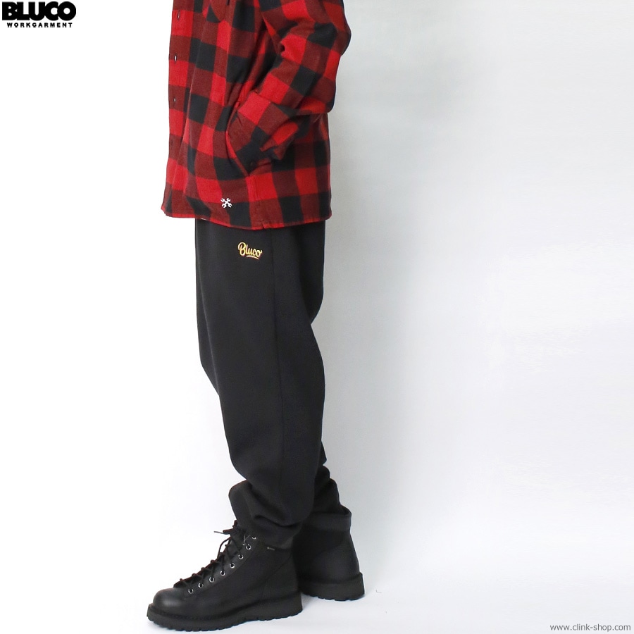 BLUCO SWEAT PANTS -Script- (BLACK) [1024]